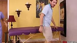 teen masseuse feels gross seeing his cum