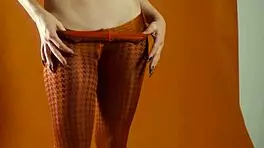 Big ass babe poses naked with pierced nipples 😍