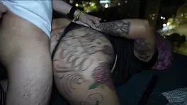 Policewoman handcuffed, fucked by criminals, cums in mouth!