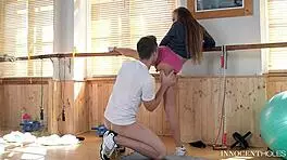 Innocent Gym Teen Craves Cock