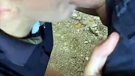 Bold Teen Flashing Tits and Ass in Public Tourist Hotspot for Intense POV Sex