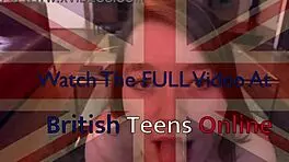 British Teen 18+ Sloppy Blowjob & Tit Wank