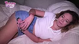 river lynn learns pleasure from older man in homemade amateur fun