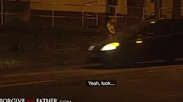 deviante blonde milf blindfolded fucked roughly doggystyle