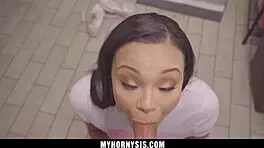 Stroking inside sweet snatch!