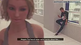 Doctor sucks student cock