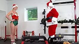 Big Tits Blonde Gives Sloppy Blowjob Then Rides Cock In Gym