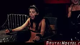 Young Latina Gina's First Time Flashing Her Big Tits in a Fetish Setting