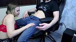 Horny couple captures steamy oral pleasure on camera