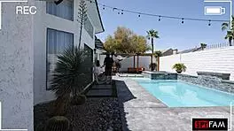 Stepdaughter Swallows Stepdads Cock After He Scares Away Her Boyfriend