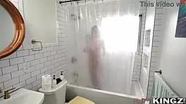 Filthy taboo fuck with shy blonde petite