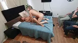 Friends Watch Crazy Lesbian Fuck