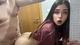 Quick Sex In Bathroom Gets Fully Recorded