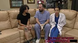 Doctor's new scrubs lead to nurse's masturbation and gaping