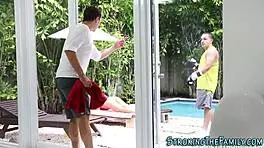 Teen Stepsis Throating Deepthroat Facial