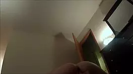 Amateur teen rides dick screaming loudly