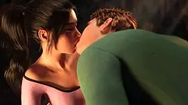 I get excited watching hot girl ride lever