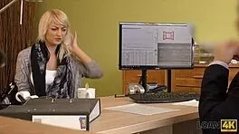 Loan4k Horny Agent Knows What Should You Do To Get Loan