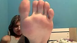 Foot Fetish With Young Blonde