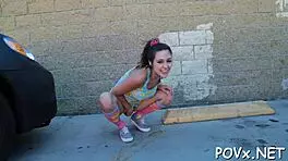 tattooed man fucks sexy nymph