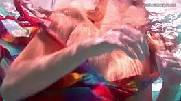 Redhead Nikita Vodorezova Takes A Quick Bath Underwater