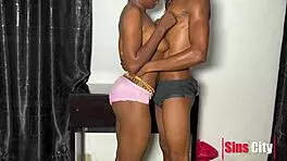 Betty Skaly gets wet from Noni's big black dick.