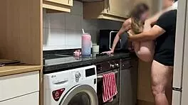 Phone call interrupted by intense creampie fucking