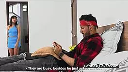 Latina Starts Date Night On Roomies Hard Cock