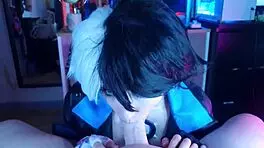 pervy ROOMmate wanted LUNA SNOW cosplay domination