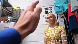 A Busty Nympho Thief Craves Rough Fuck