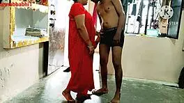 Indian desi malkin fucked by naukar doggy style