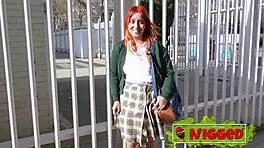 Young redhead natalyy hot is eager to try black dude's rough sex!