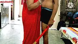 Indian desi malkin fucked by naukar doggy style