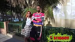 Young redhead natalyy hot is eager to try black dude's rough sex!