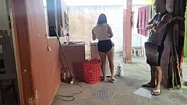 maid moans on boss's hard cock