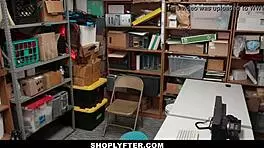 Tiny latina teen shoplifter fucked