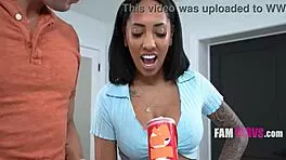 faux pussy swap with ebony step sisters real deal