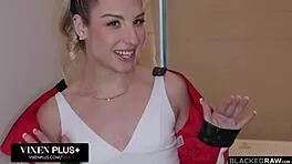 Petite cutie cheerleader Kait gets BBC revenge on boyfriend