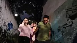 Tiffany Montavani And Friend In Favela Alley Encounter