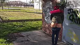 a good day for squirting in the public park