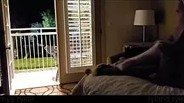 hot young couple caught in motel passion