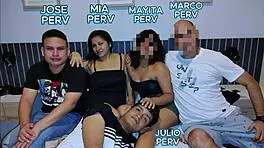 i had a wild triod with two sexy latina lesbians, lickin their wet pussies and fuckin hard outdoors