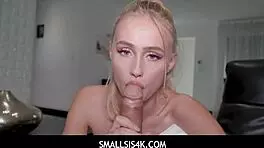 Stubborn Alicia Blows for Crushed Car