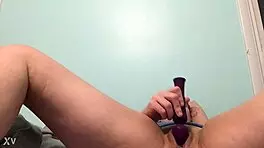 blonde solo masturbation petite