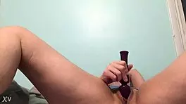 blonde solo masturbation petite