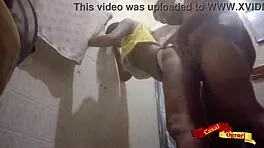 Forbidden teen sex in bathroom 😈