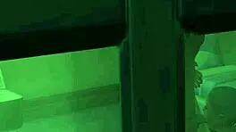 lucky dwarf catches inmates in deepthroat blowjob voyeur scene 😏