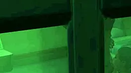 lucky dwarf catches inmates in deepthroat blowjob voyeur scene 😏