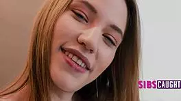 Birthday treat between legs caught on camera