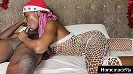 Fucking her with my bbc on christmas day